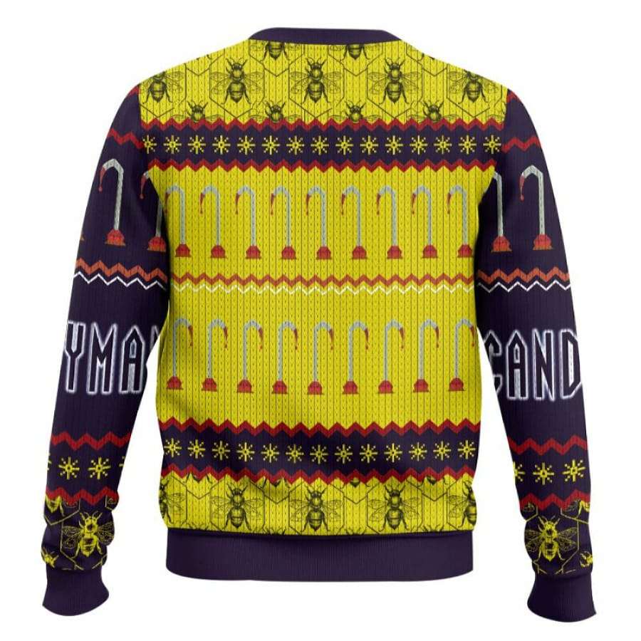 Alternative view of Come With Me And Be Happy Candyman Ugly Christmas Sweater