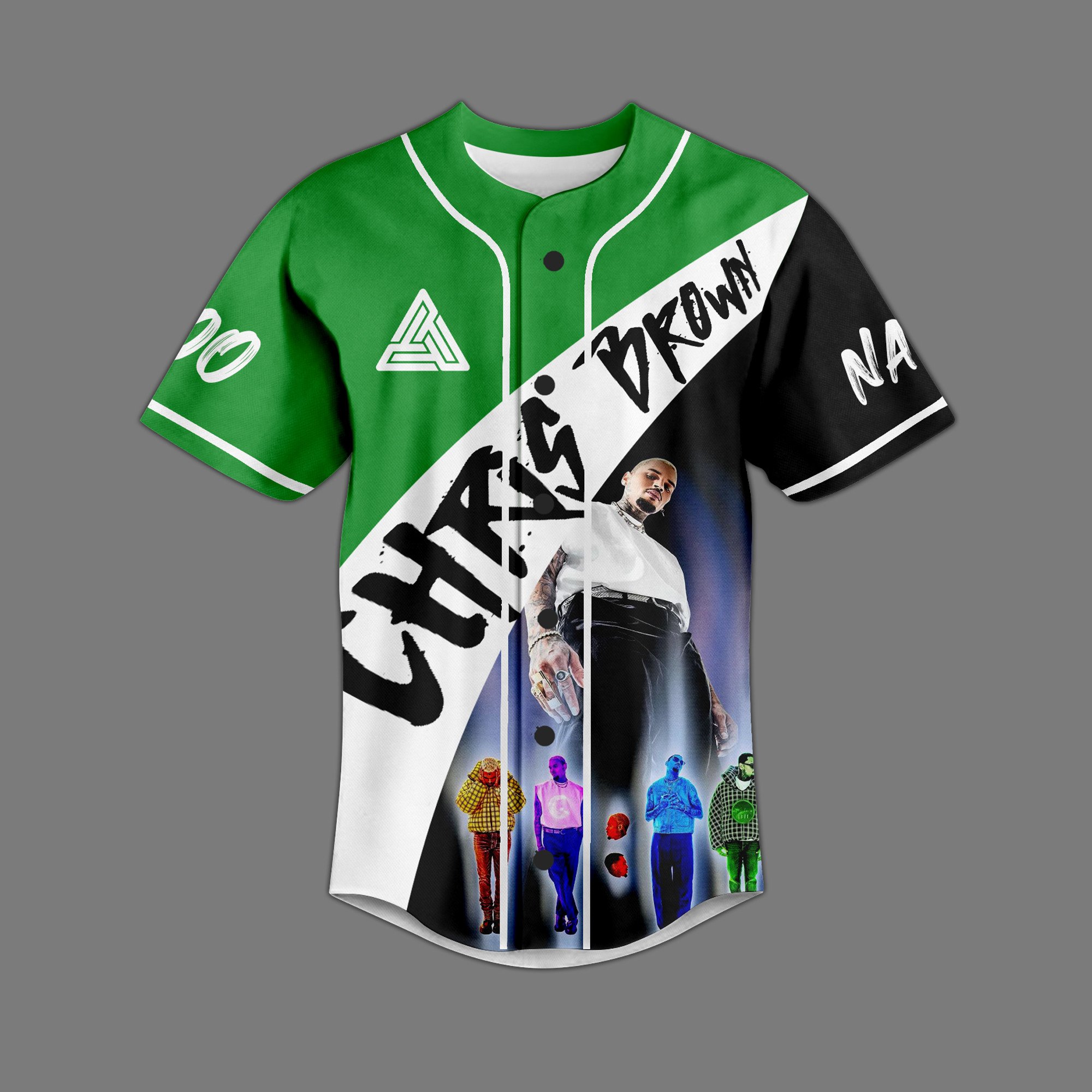 Chris Brown Music Tour 2025 Baseball Jersey, Chris Brown Baseball Jersey For Fans - Image 4
