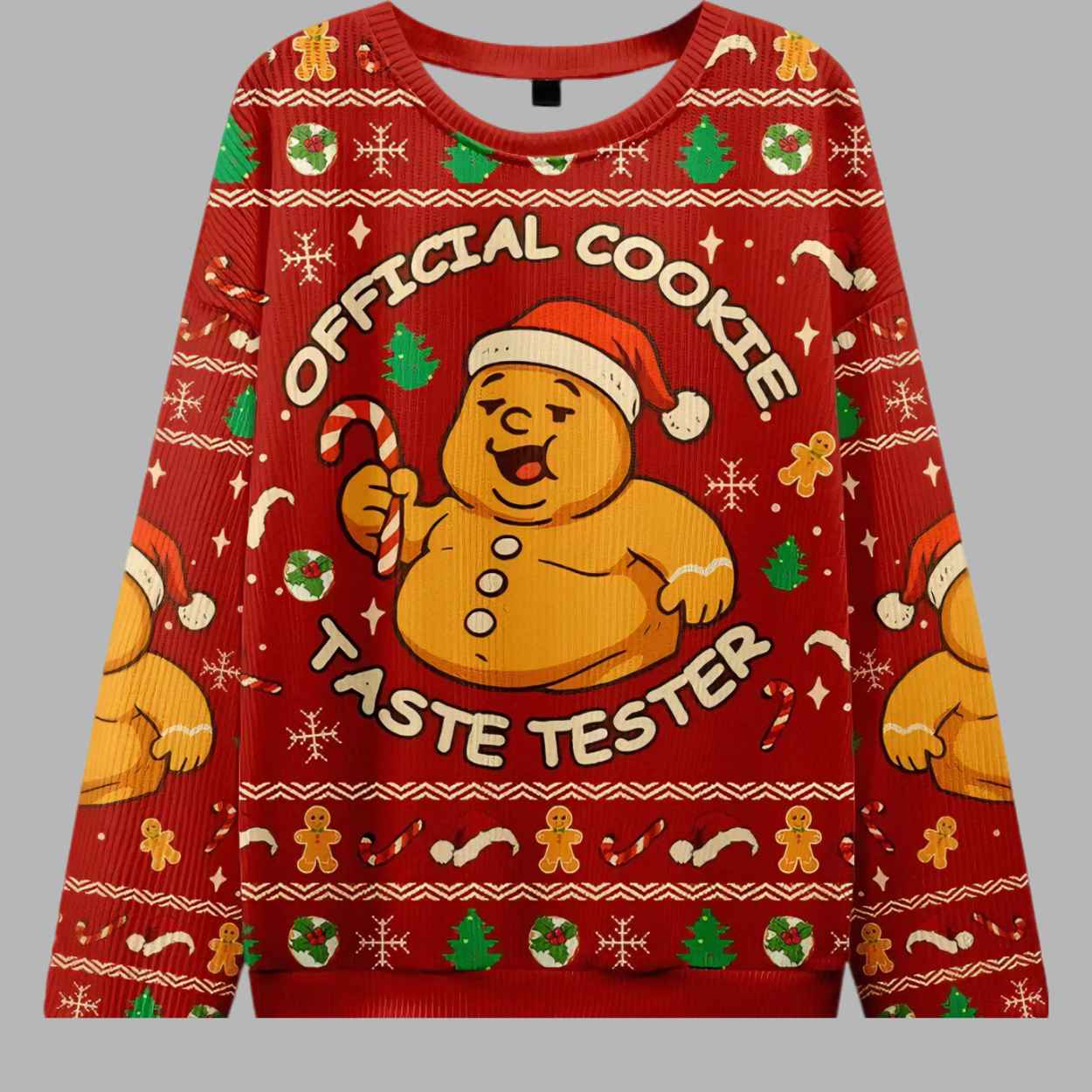 Cookie Tester Ugly Christmas Sweater - gullprint.com