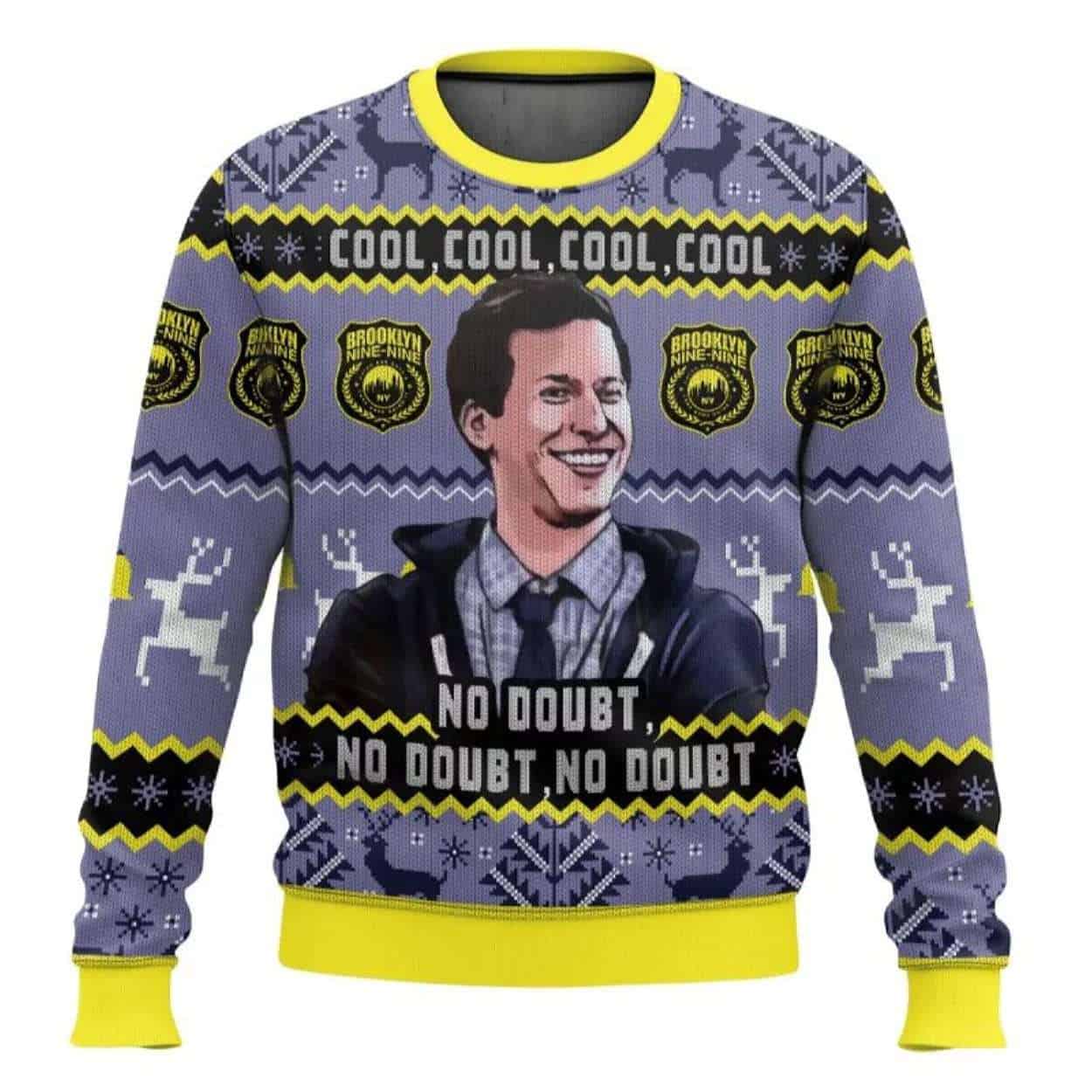 Cool Cool Cool Jake Peralta Brooklyn Nine-nine Ugly Christmas Sweater