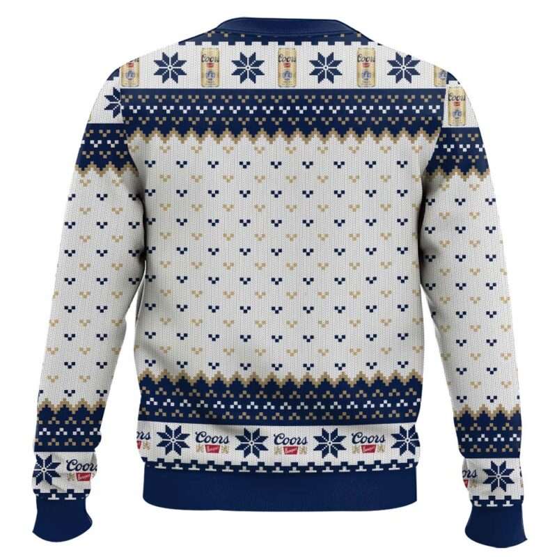 Alternative view of Coors Banquet Titties Funny Ugly Christmas Sweater