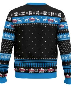 Alternative view of Coors Light Beer Meme Ugly Christmas Sweater