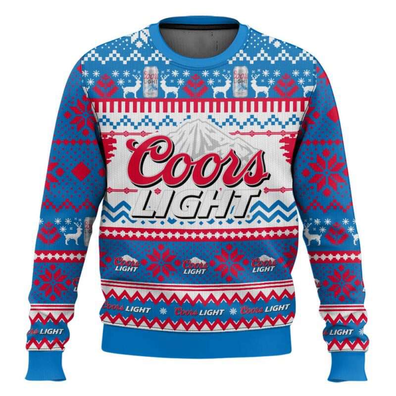 Coors Light Christmas Ugly Sweater