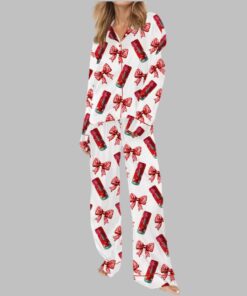 Alternative view of Coquette Cherry Energy Drinks Satin Pajama Set