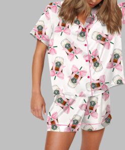 Alternative view of Coquette Coffee Pajama Set For Women
