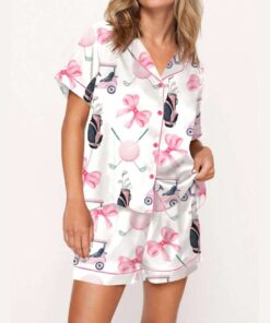 Coquette Golf Satin Pajama Set