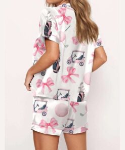 Alternative view of Coquette Golf Satin Pajama Set