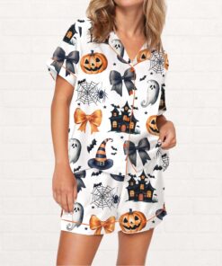 Alternative view of Coquette Halloween Silky Satin Pajama Set