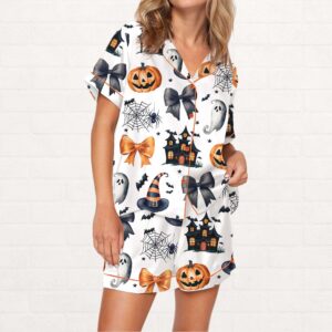 Alternative view of Coquette Halloween Silky Satin Pajama Set