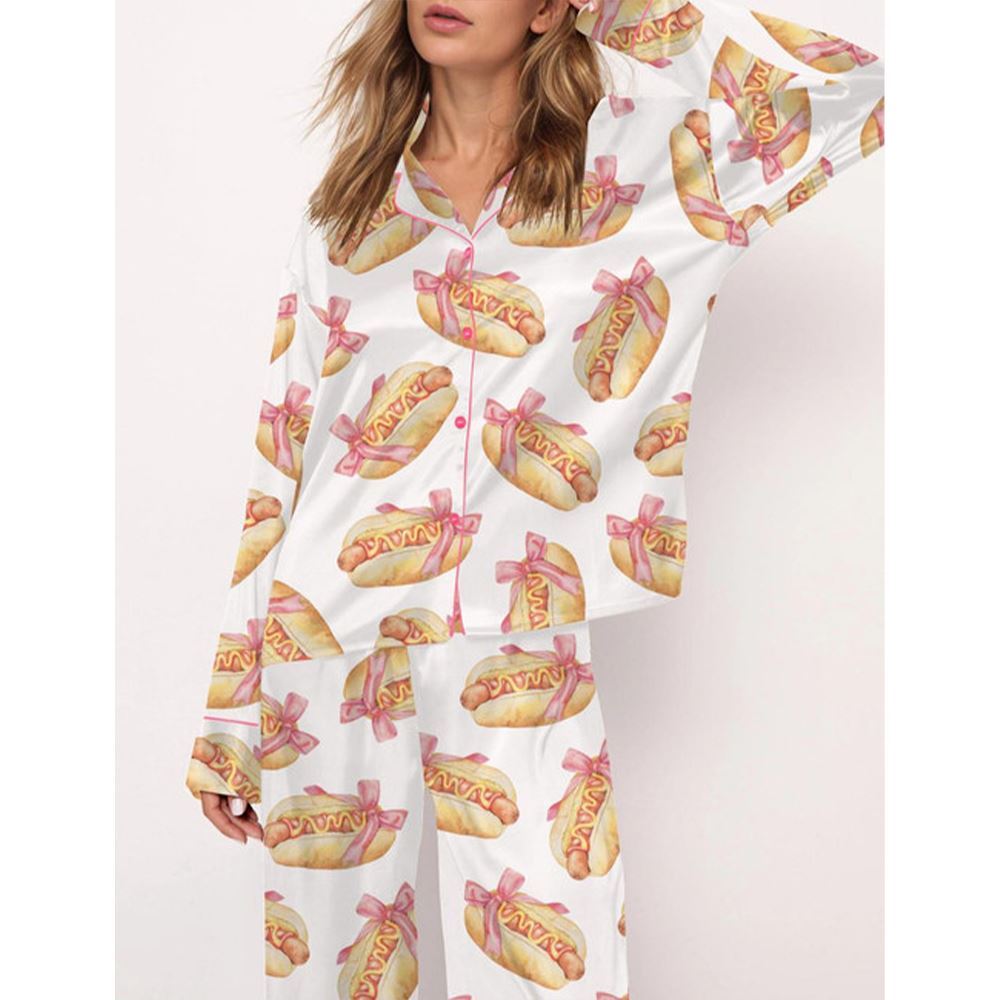 Alternative view of Coquette Hot Dog Pajama Set