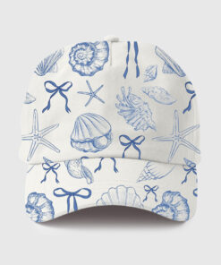 Coquette Seashell Beach Coastal Summer Vibes Hat