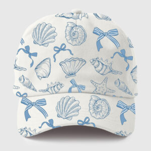 Coquette Seashell Coastal Summer Vibes Hat