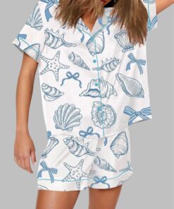 Alternative view of Coquette Seashell Coastal Summer Vibes Pajama Set