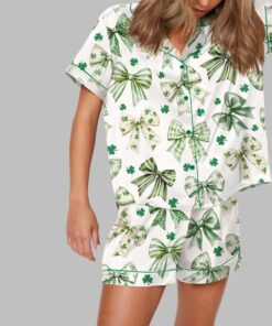 Alternative view of Coquette St Patrick's Day Pajama Set For Women