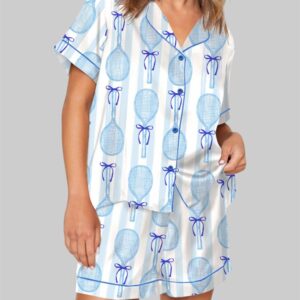 Coquette Tennis Pajama Set For Women