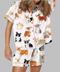 Corgi Print Pajama Set