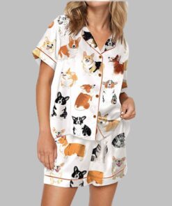 Alternative view of Corgi Print Pajama Set