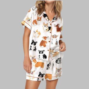 Alternative view of Corgi Print Pajama Set