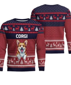 Corgi Ugly Christmas Sweater 