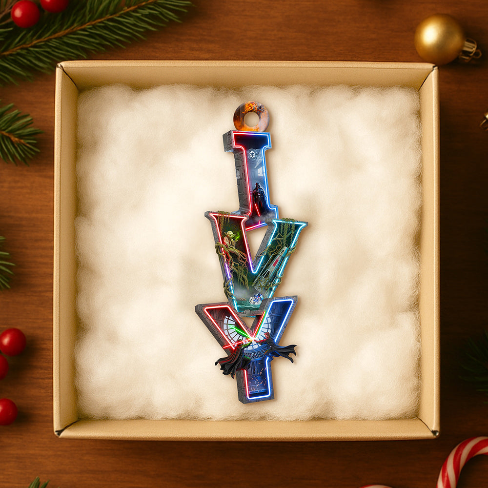 Alternative view of Cosmic Alphabet Ornament Personalized Christmas Gifts 05HYDT271025