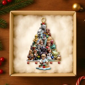 Alternative view of Cosmic Troop Christmas Tree Ornament, Personalized Gifts For Movie Fans 01qhdt071025