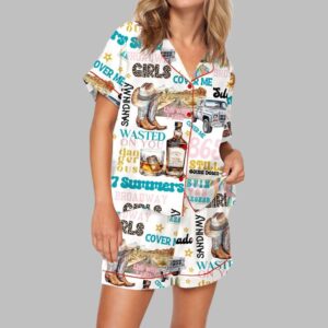 Country Music Pajama Set For Women