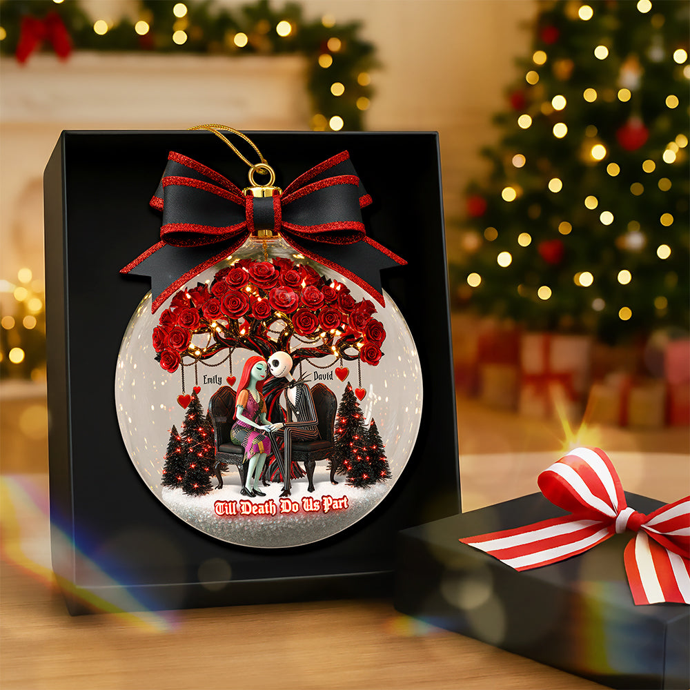 Couple Forever Christmas Ornament, Personalized Gifts For Couple 04PAQN220925