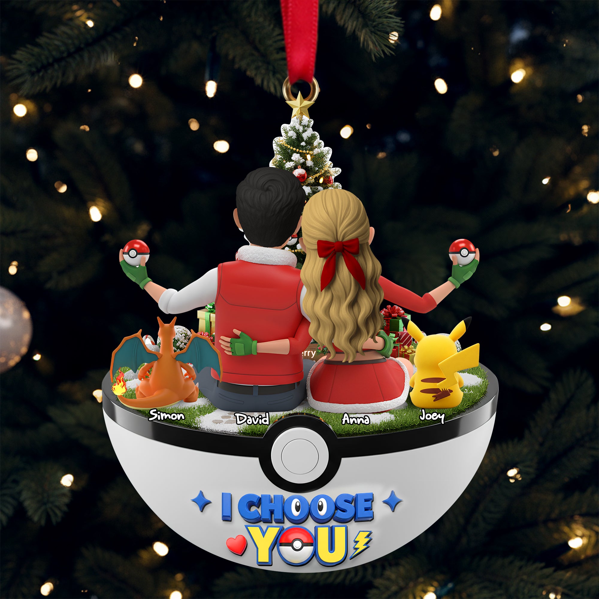 Couple I Choose You Ornament - Personalized Gifts For Couple 03ohlu071025 - Image 3