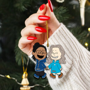 Alternative view of Couple Ornament - Personalized Gift For Couple Hand In Hand
