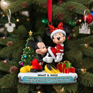 Alternative view of Couple Ornament - Personalized Gifts For Couple Christmas Ornament 06OHLU120925