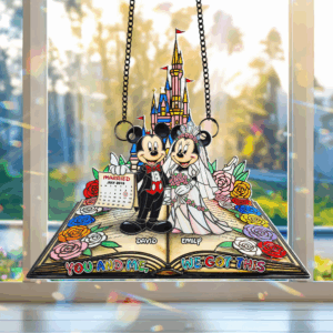 Alternative view of Couple suncatcher  - Personalized Gifts For Married Couple 01OHPU140725