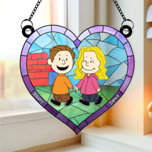 Couple Suncatcher Ornaments - Personalized Gifts 01QHQN230424DA