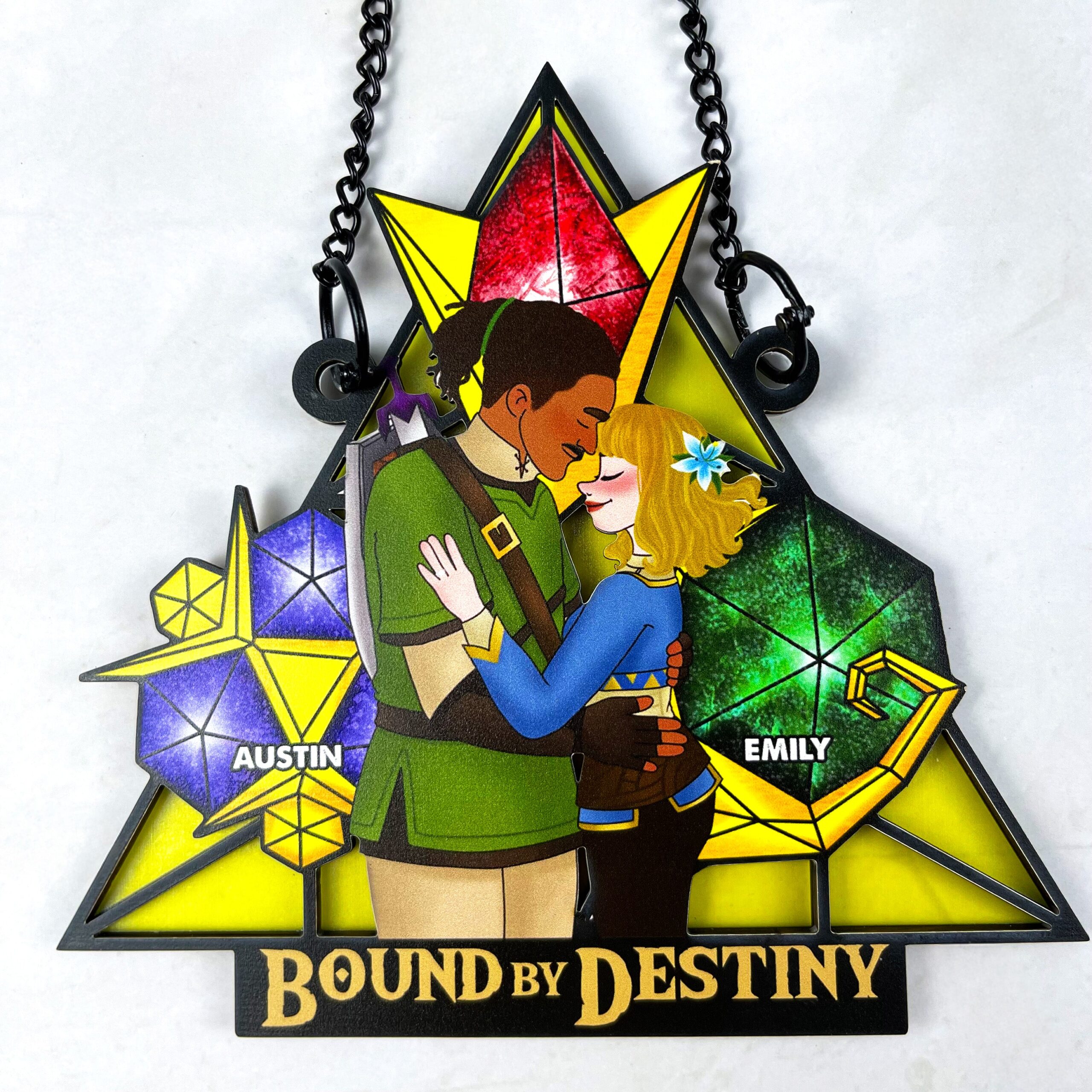 Couple Suncatcher Ornaments - Personalized Gifts 03ohti110225hg - Image 7