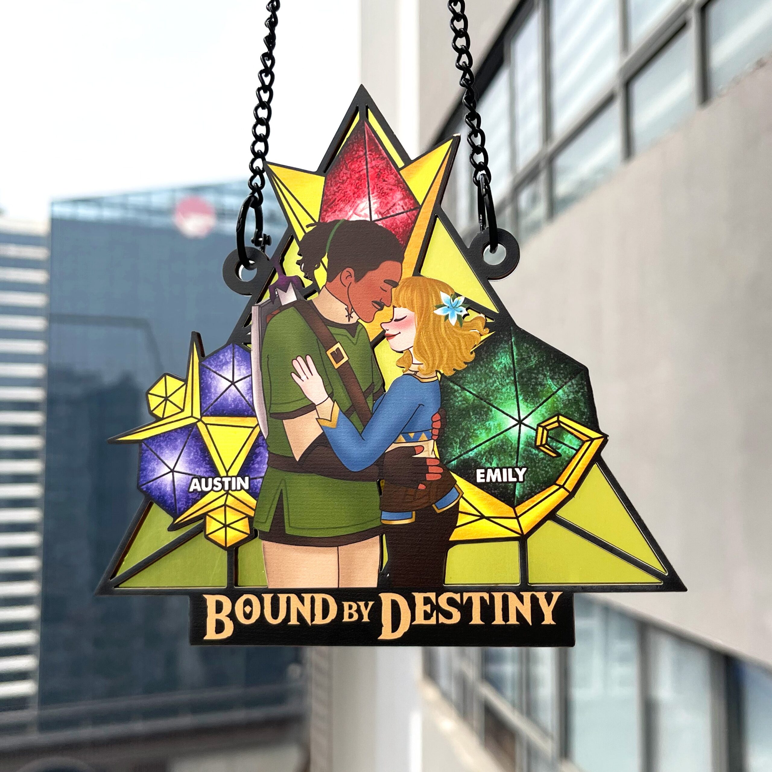 Couple Suncatcher Ornaments - Personalized Gifts 03ohti110225hg - Image 6