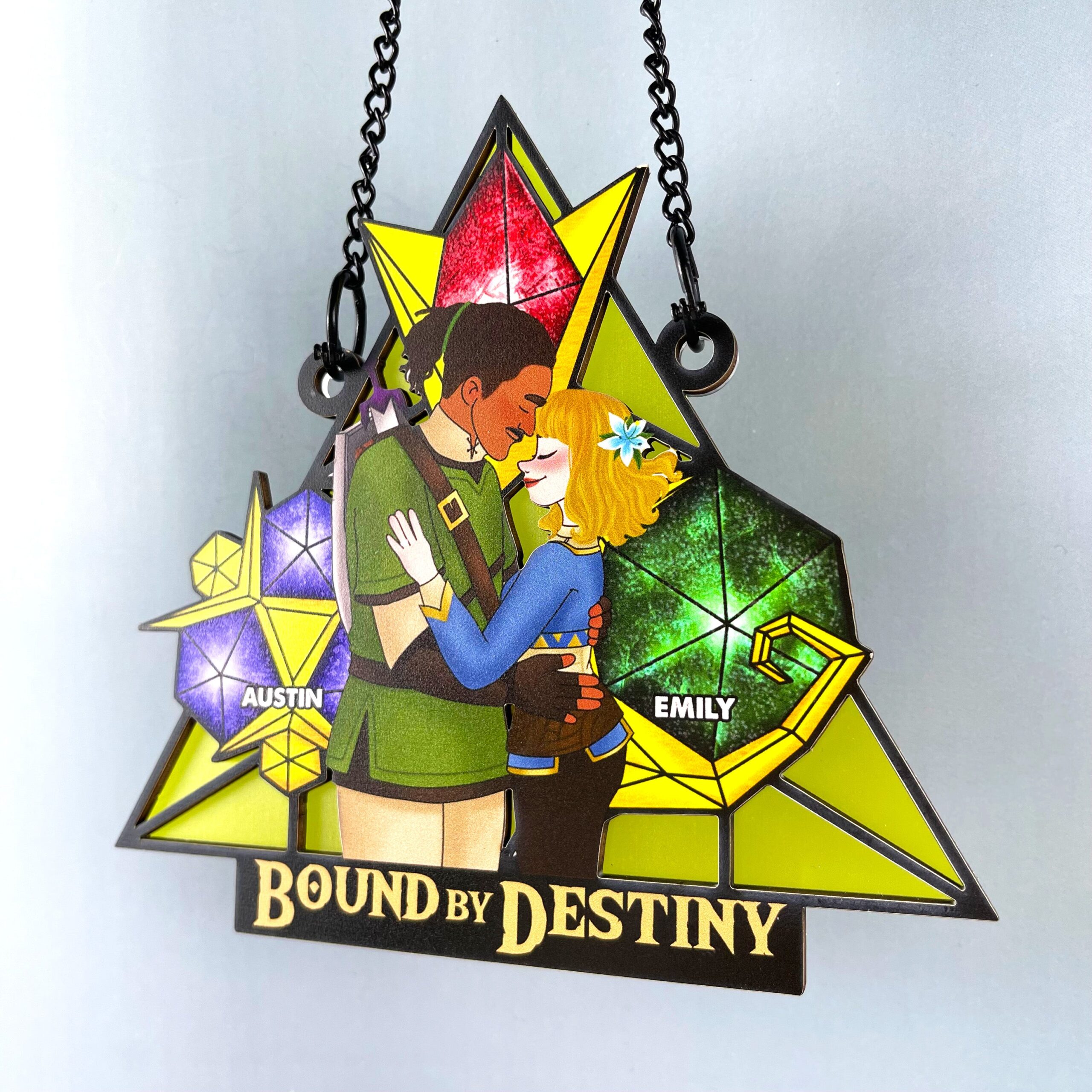 Couple Suncatcher Ornaments - Personalized Gifts 03ohti110225hg - Image 5