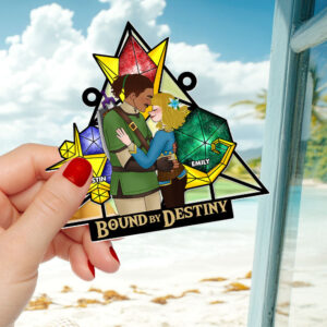 Alternative view of Couple Suncatcher Ornaments - Personalized Gifts 03ohti110225hg