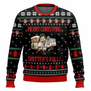 Cousin Eddie Merry Christmas Shitters Full National Lampoon's Vacation Ugly Christmas Sweater