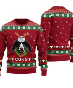 Alternative view of Cow Ugly Holiday Sweater 