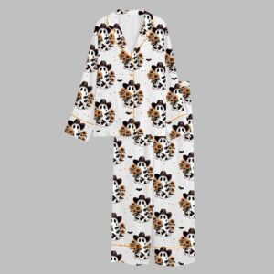 Alternative view of Cowboy Ghost Western Halloween Sunflower Spooky Fall Pajama Set