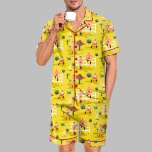 Alternative view of Cowboys Are Too Hot For Jeans Pride Month Love Is Love Print Pajama Set