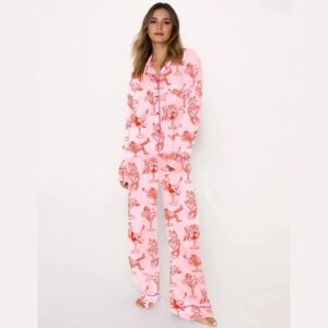 Alternative view of Cowgirl Girl Woman In Martini Glass Mermaid Catgirl In Glass Pajama Set