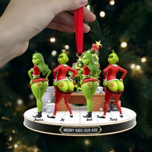 Coworker Merry A**mas Ornament - Personalized Gifts For Coworkers 04ohlu071125