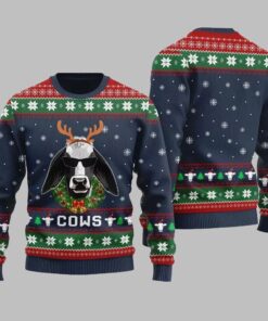 Alternative view of Cows Ugly Sweater 2025 Christmas 