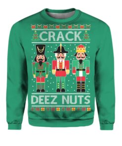 Crack Deez Nuts Ugly Christmas Sweater 