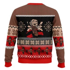 Alternative view of Crawling Freddy Krueger Ugly Christmas Sweater