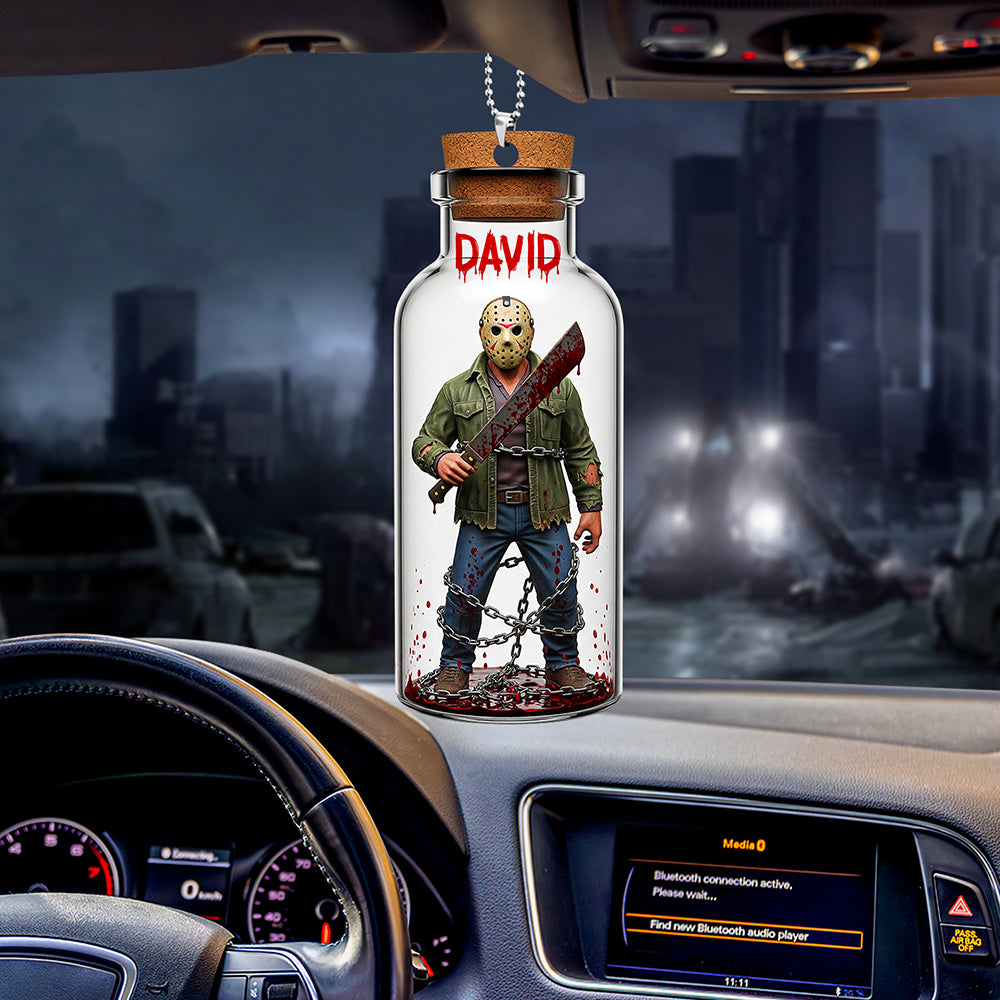 Creepy Killer Car Ornament – Personalized Gifts For Horror Movie Fans 02naqn120825