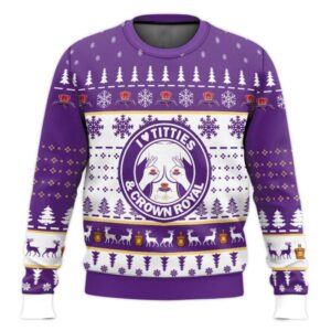 Crown Royal Titties Funny Ugly Sweater