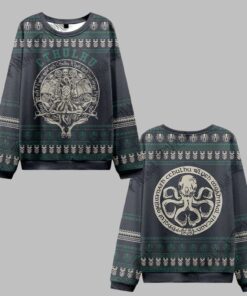 Cthulhu Horror Ugly Sweater 2025 Christmas 