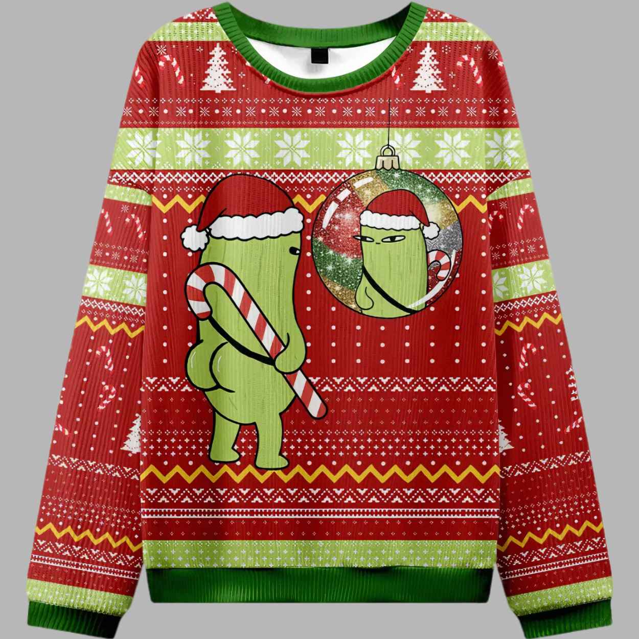 Cucumber Funny Ugly Christmas Sweater - gullprint.com