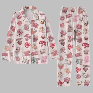 Alternative view of Cupids Coquette Bow Valentine Day Pajama Set